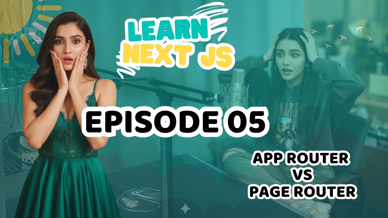 Next JS For Beginners Made Super Easy! Ep 05 | Page Router vs App Router