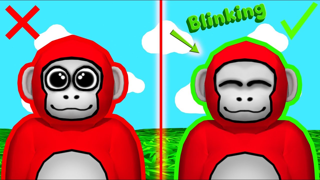 HOW TO ADD BLINKING TO YOUR GORILLA TAG FAN GAME!
