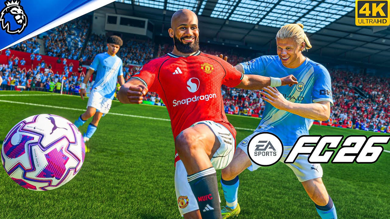 Manchester United vs Manchester City – Premier League Derby | FC 26 Gameplay PC™|4K60 Ultra Graphics