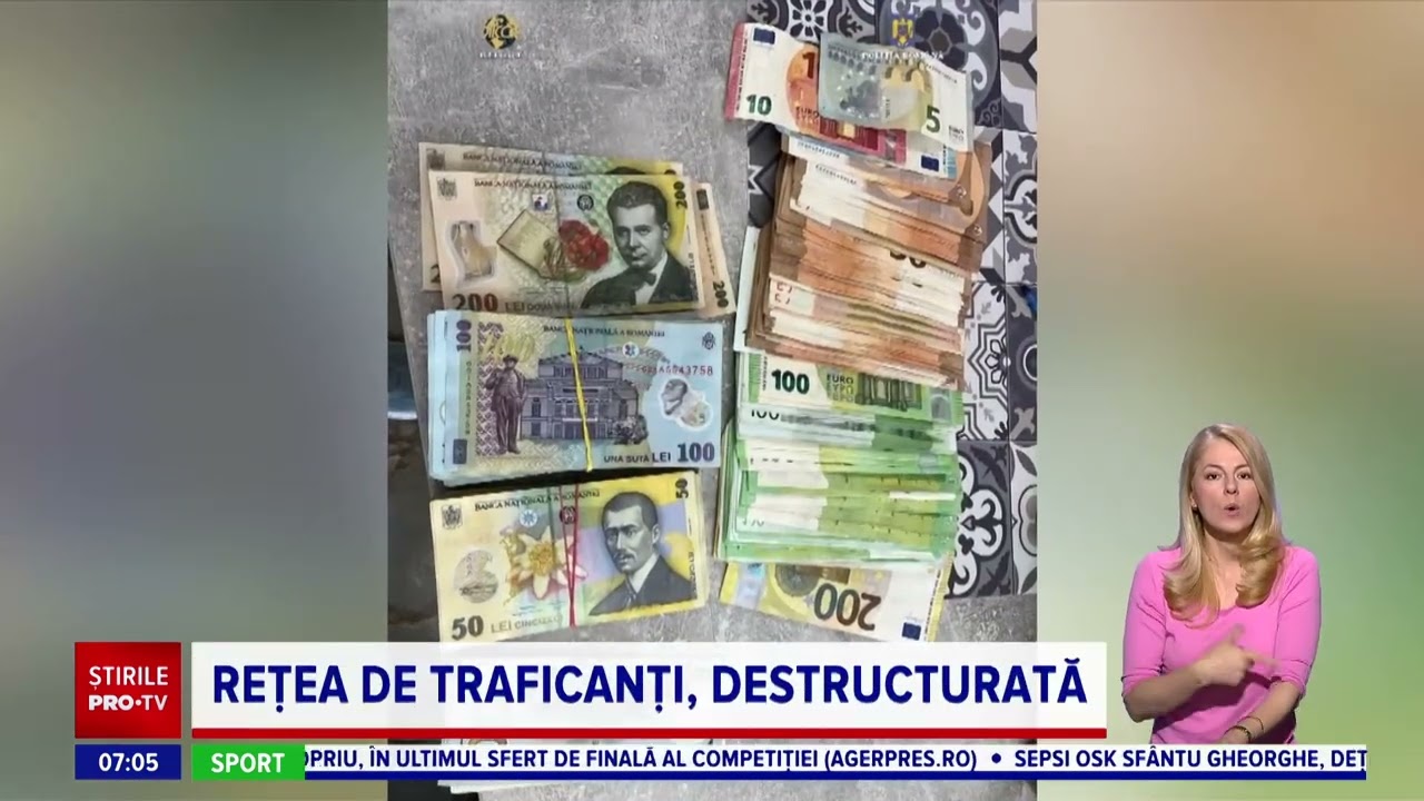 Rețea de trafic internațional de droguri și proxenetism: Arestări în urma mai multor descinderi