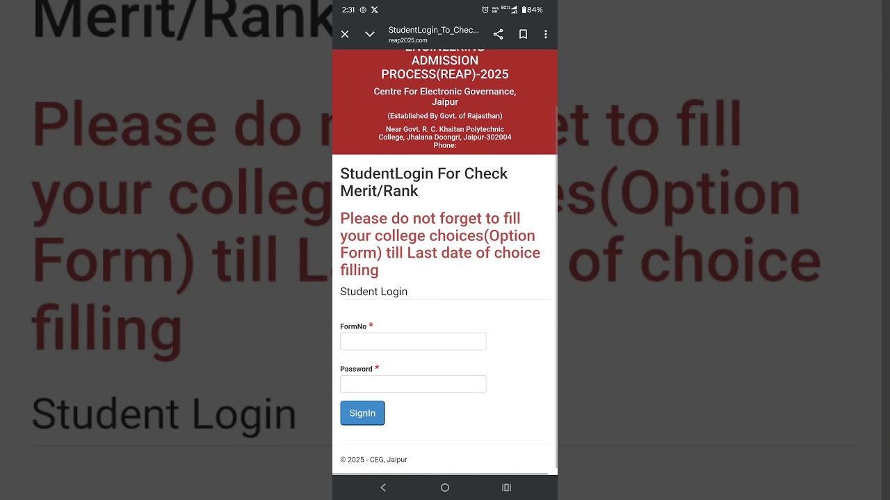 Reap 2025 tentative merit list|Reap 2025 application form correction and objection?|Reap finalmerit?
