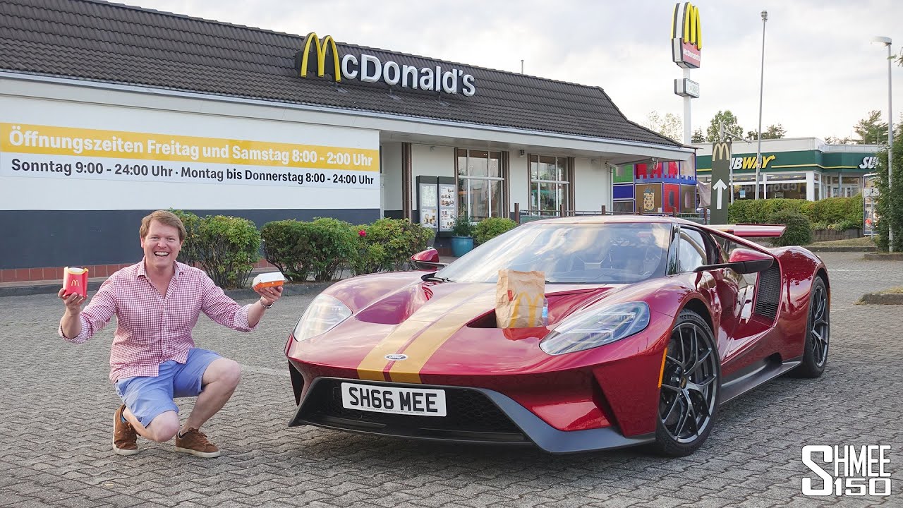 MCDONALD'S DRIVE THRU with My FORD GT!