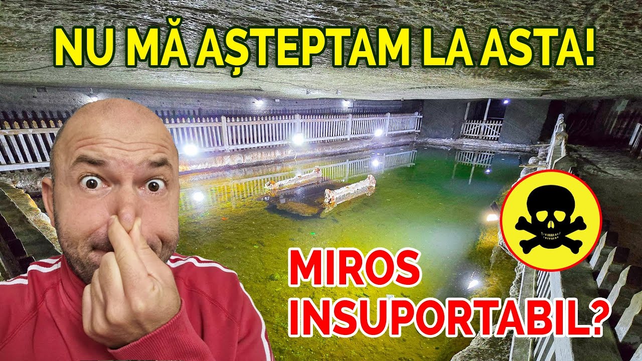⛏️😲 SALINA CACICA - Sub Pământ la 75 de Metri - Senzații Tari și Mirosuri Greu de Suportat ⚠️🤢