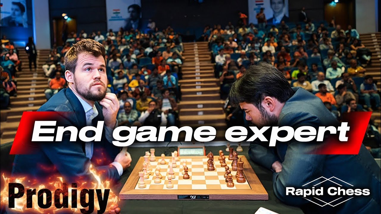 Magnus Vs Hikaru Nakamura || World Rapid Chess