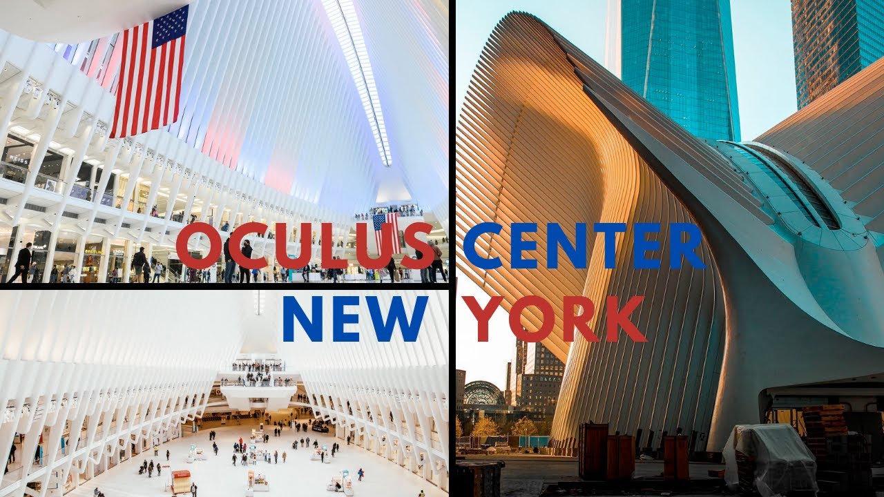 Oculus, World Trade Center Transportation Hub, New York City (4k)