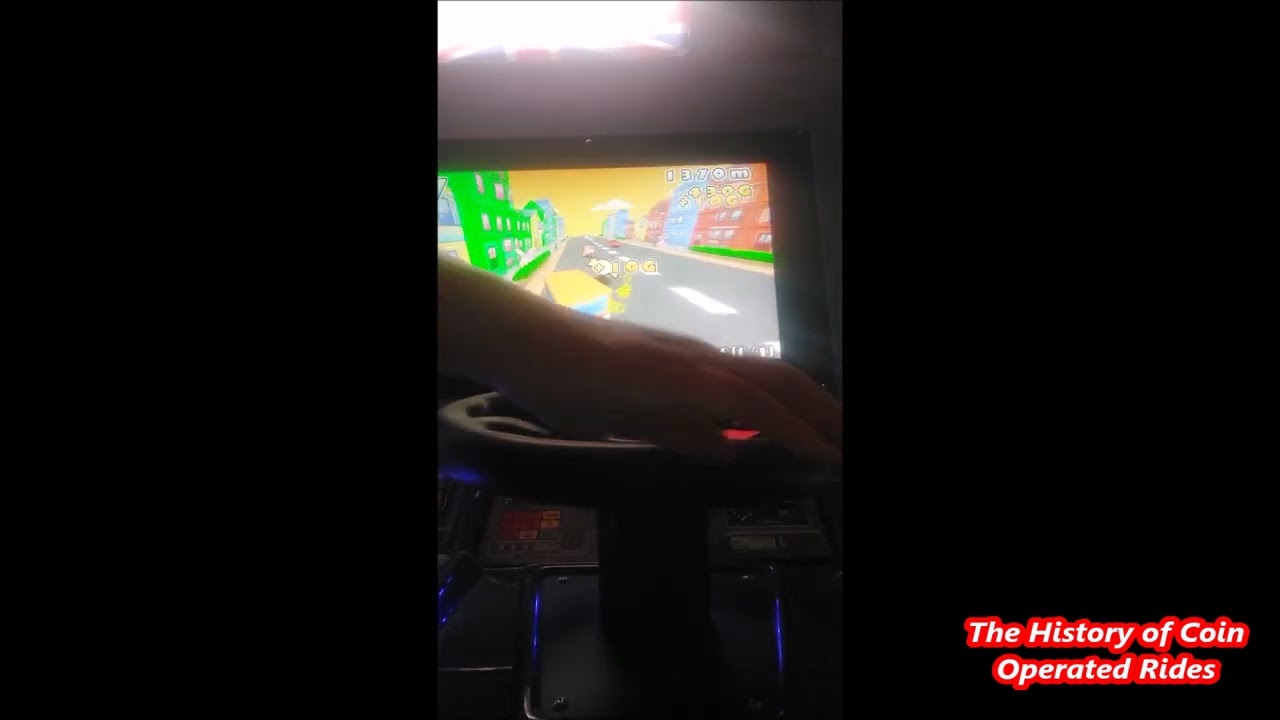 2010s Tecway Coin Operated Bus Kiddie Ride - Happy Bus (POV)