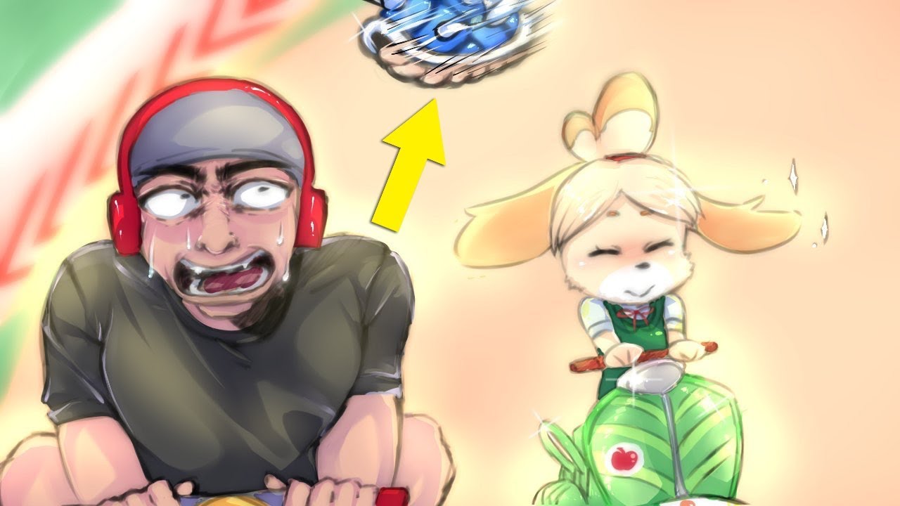 PUPPY B#%*CH SAVED MY LIFE!! [MARIO KART 8 DELUXE]