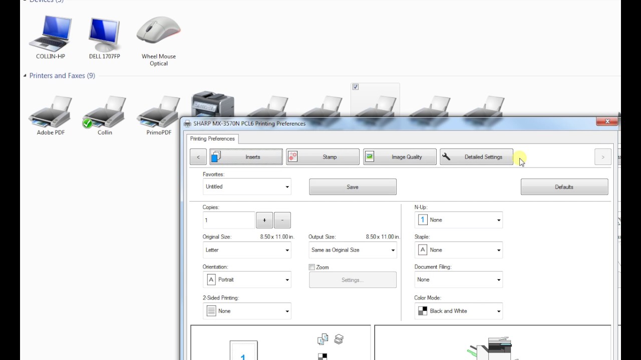How To Insert Separator Page, Cover, Last Page on Sharp Copier