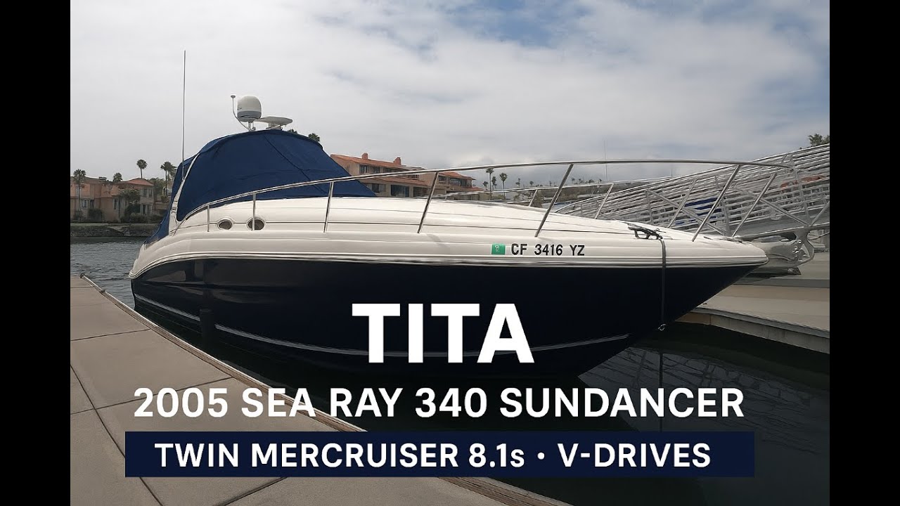 2005 Sea Ray 340 Sundancer – “TITA” South Mountain Yachts (949) 842-2344