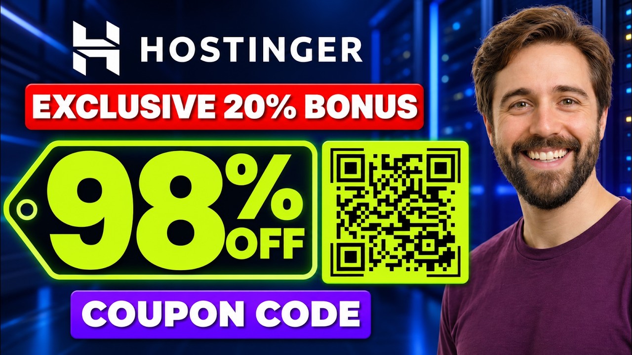 Промокод Hostinger 2026 | Получите дополнительную скидку 20% перед покупкой