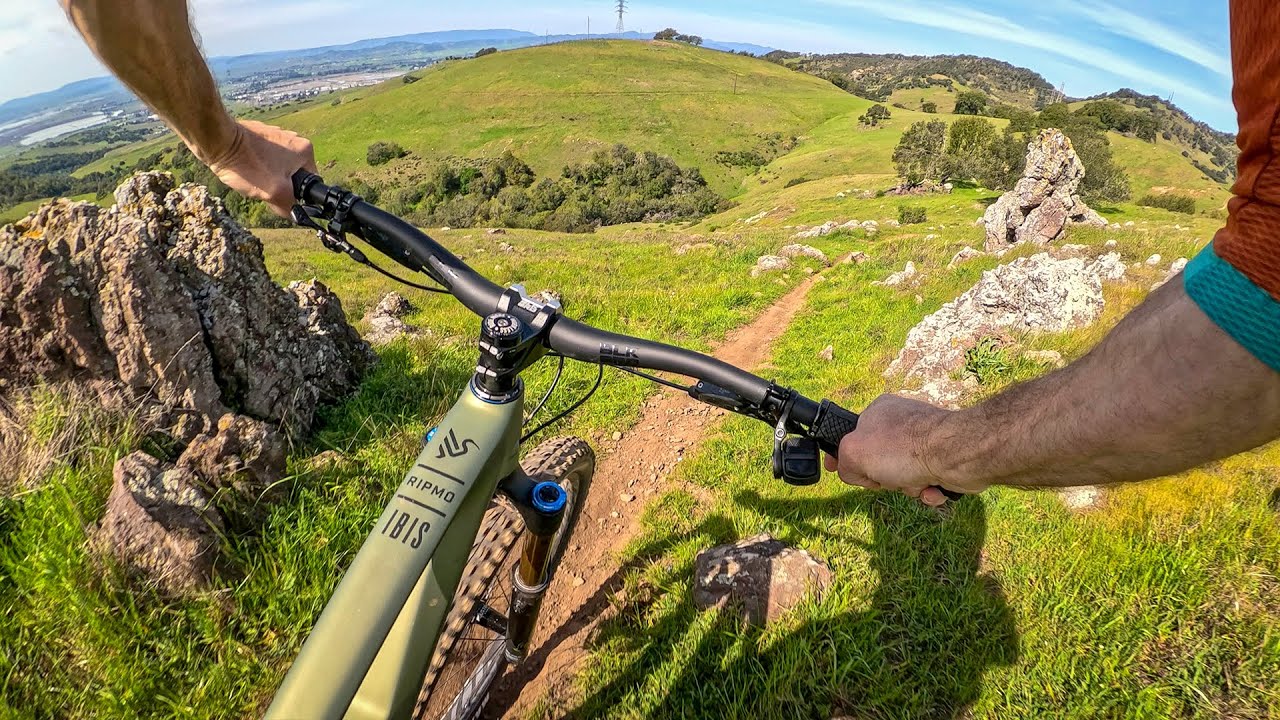 Новейшая двойная чёрная трасса в районе залива — это просто бомба! | Mountain Biking Napa
