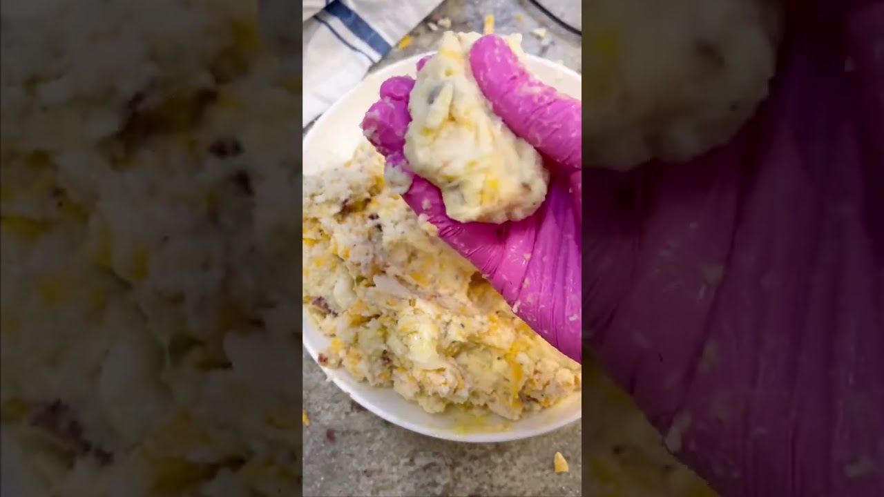 Оставшиеся картофельные оладьи с пюре #гарнир