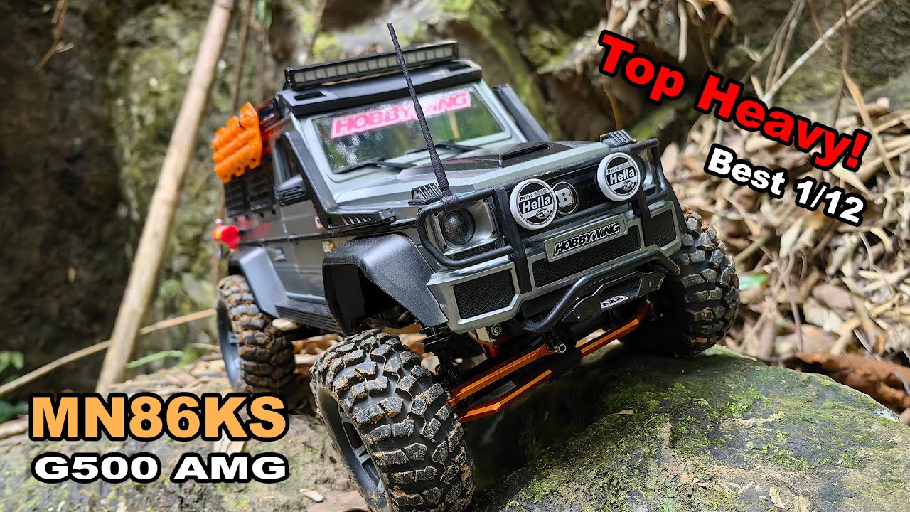 MN86KS 1/12 G500 AMG Upgraded | Off-road Trail Run #1