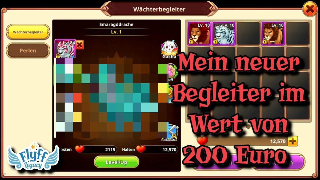 ⭐Let's Play Flyff Legacy 136 - Mein neuer Begleiter im Wert von 200€/Reingecasht?!⭐