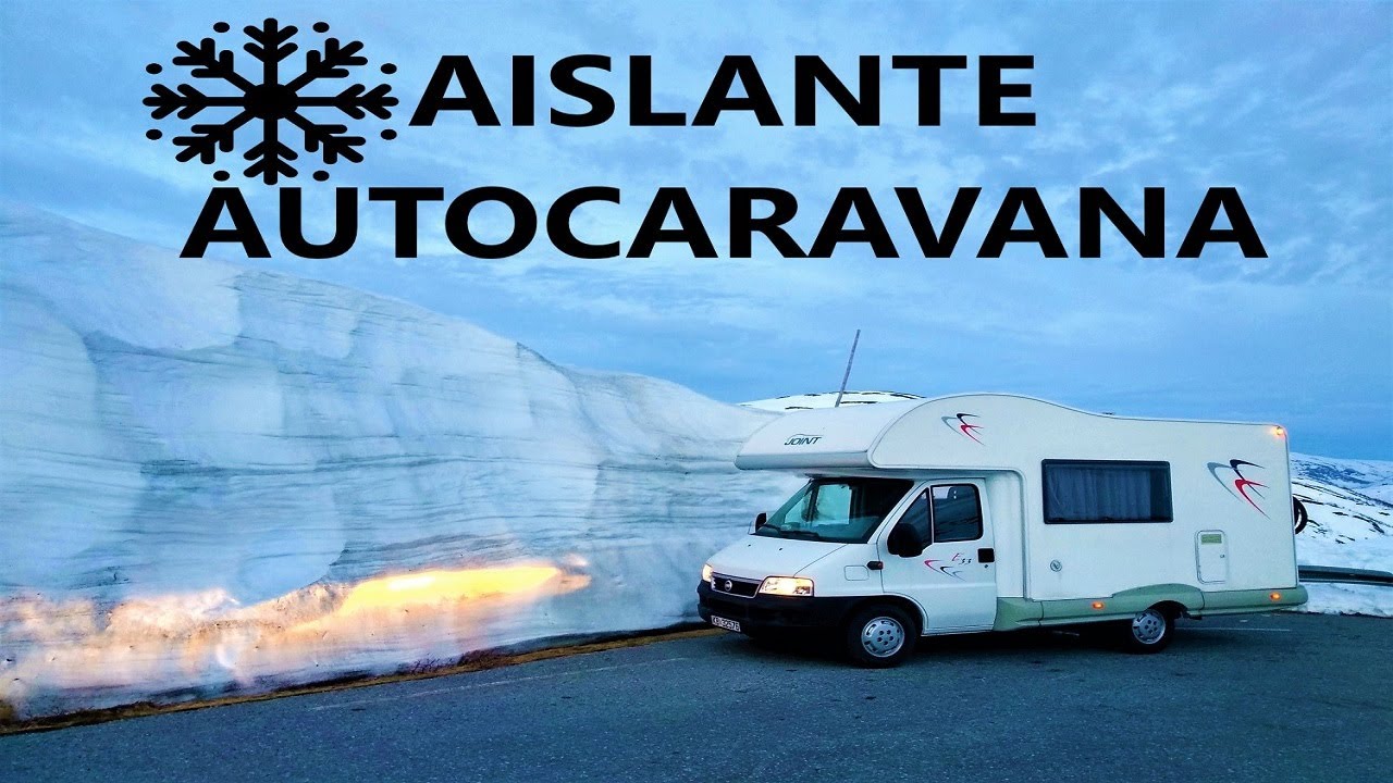 MATERIAL AISLANTE EN LA AUTOCARAVANA ❄-VIVIR en AUTOCARAVANA en el ÁRTICO de Noruega