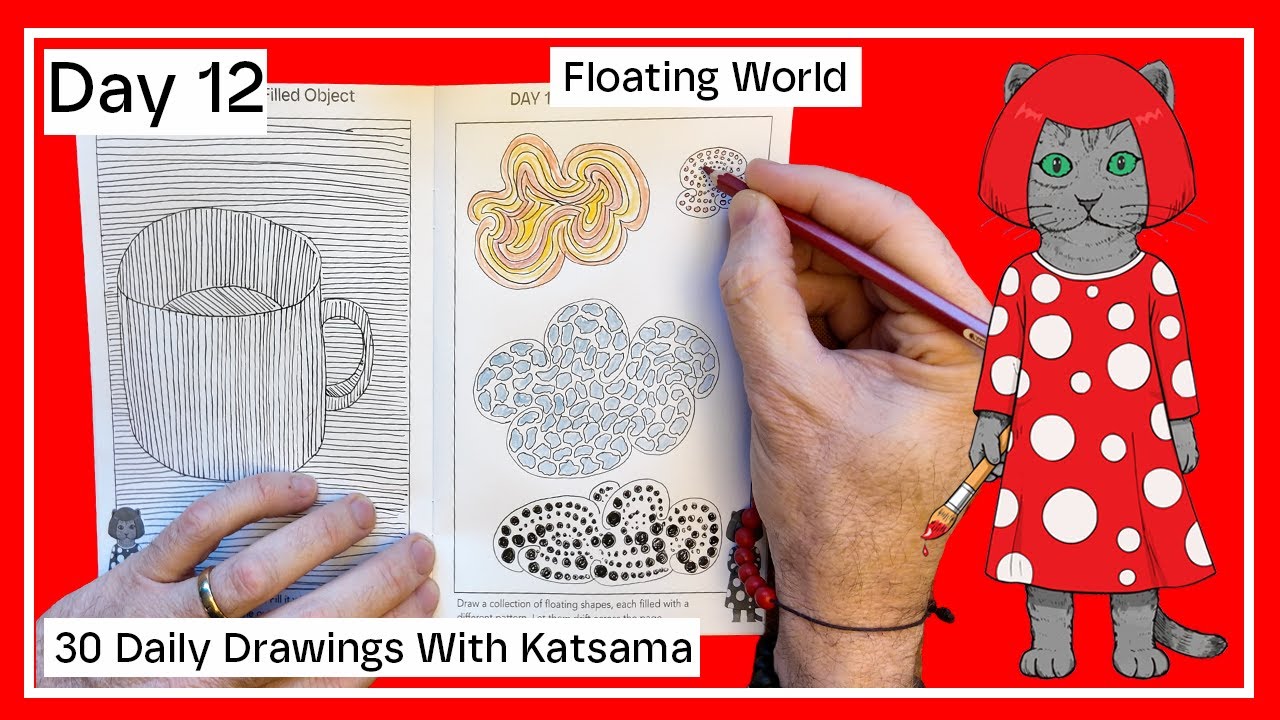 Draw Every Day - The Floating World (Katsama - Day 12)