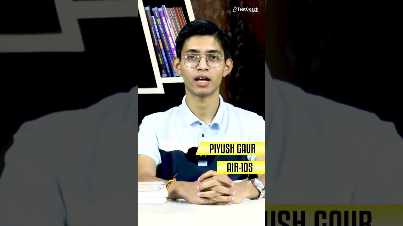 CUET UG 2025 Topper Piyush Gaur (AIR 105, Shri Ram College of Commerce) #cuettopperstalk