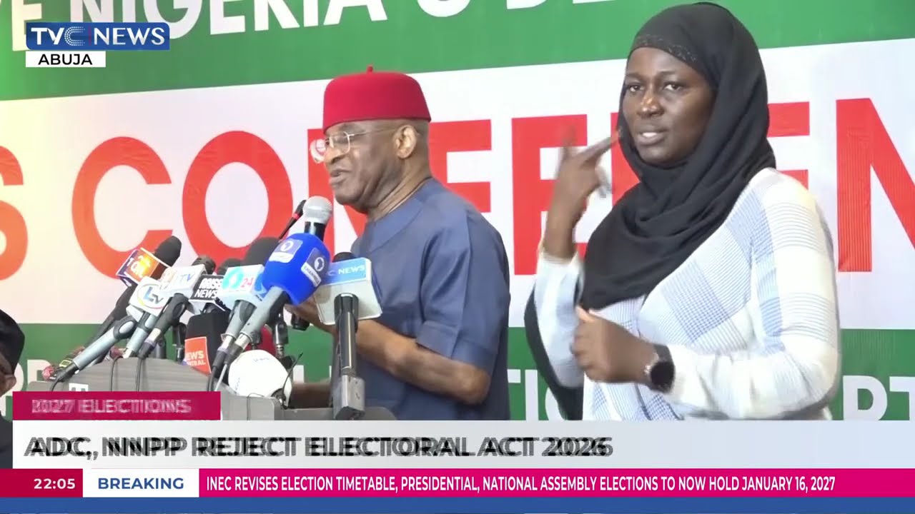 ADC, NNPP Call New Electoral Law 