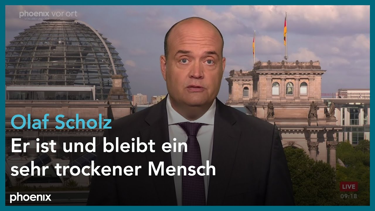 phoenix nachgefragt mit Robin Alexander zum Sommerinterview mit Olaf Scholz am 24.06.24