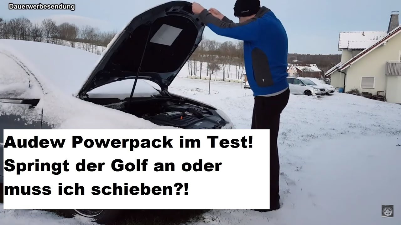 Audew 1500A 20000mAh Auto-Starthilfe und Powerbank im Test - Was kann das Kraftpaket?