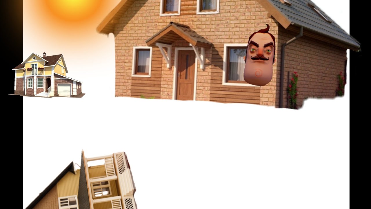 играем в Angry neighbor /kibertv