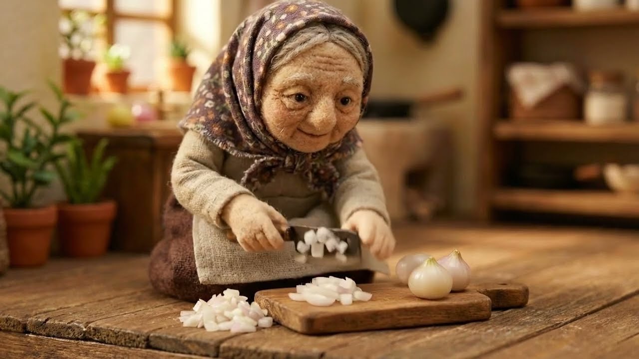 The Secret Recipe A Village Miniature World Story  Stop Motion Biryani ASMR