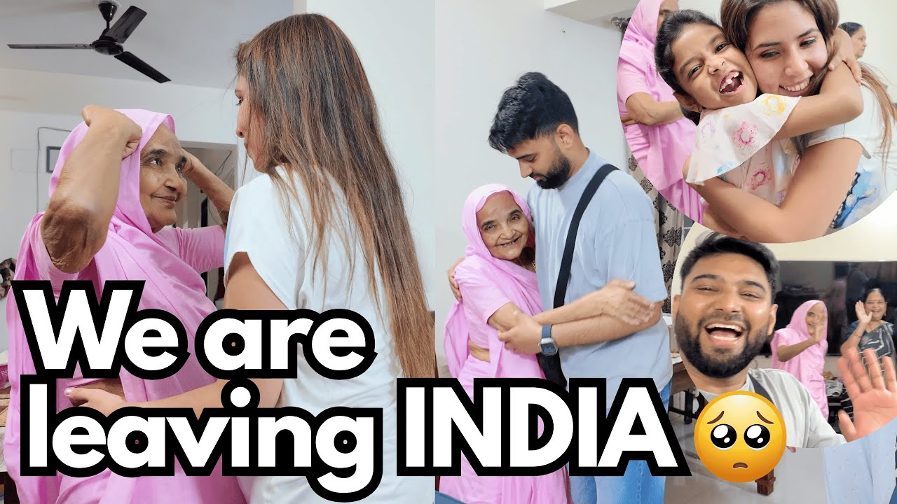 Going Back to Germany After Our Indian Wedding 💔 Last Day in India 🇮🇳 Leaving Was Not Easy 😭