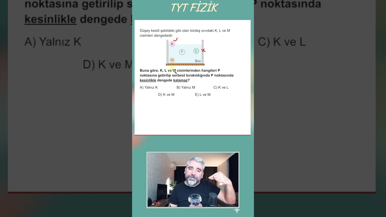+1 Net Fizik Soru Çözümü ^