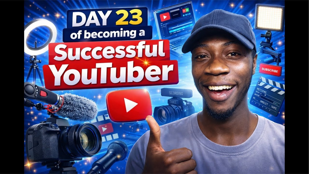 DAY 23 of becoming a successful YouTuber in 2 years time