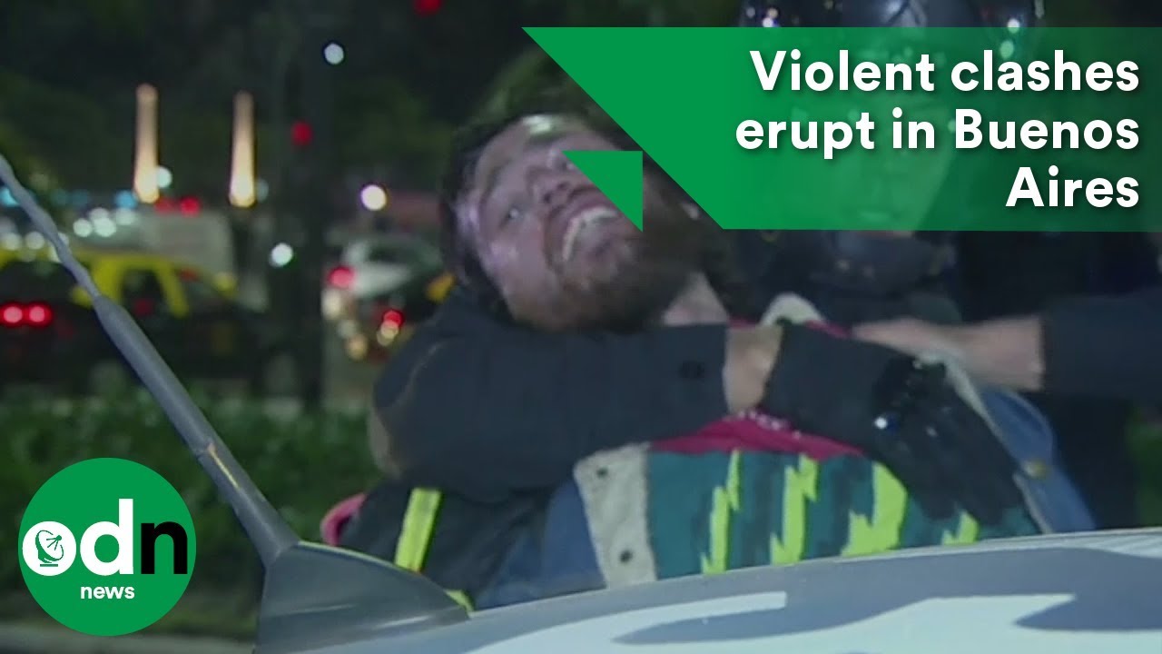 Violent clashes erupt in Buenos Aires