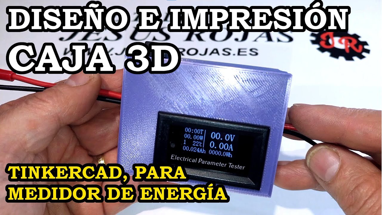 Diseño e Impresión de Caja 3D Para Medidor de Energía de 100V y 10A  Con Tinkercad. 269
