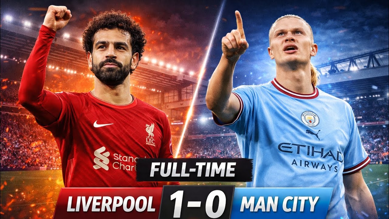 LIVERPOOL vs MAN CITY 1-0 🔥 Salah Jadi Penentu! Full Time Highlight