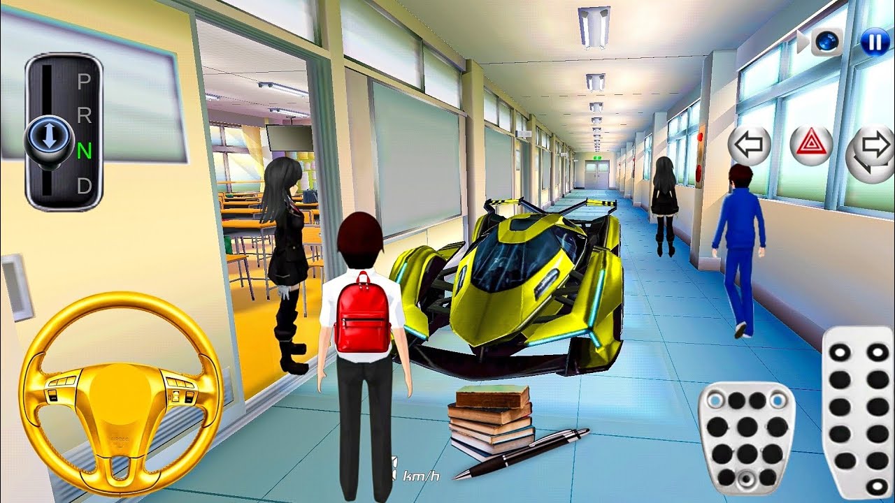 💥TODAY I Went to The School My Ferrari CAR _3D Driving class Best 🌲 Android i0S Gameplay #games