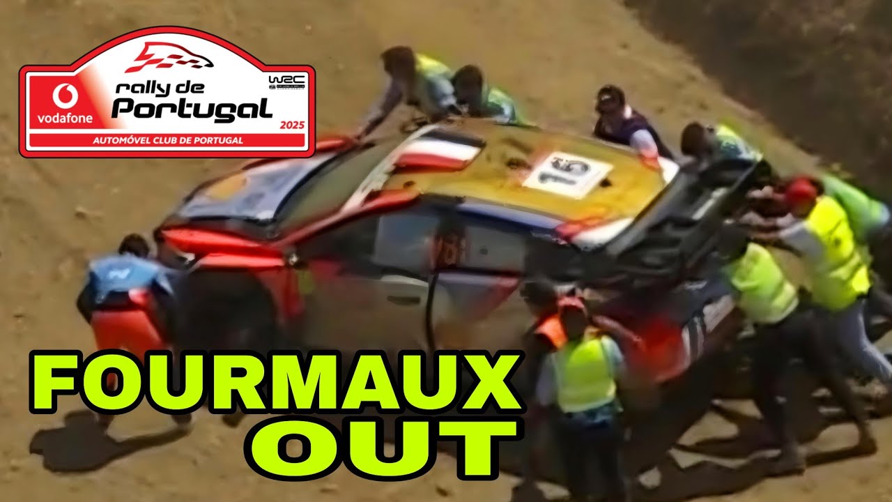 FOURMAUX OUT IN SS8 || WRC RALLY DE PORTUGAL 2025