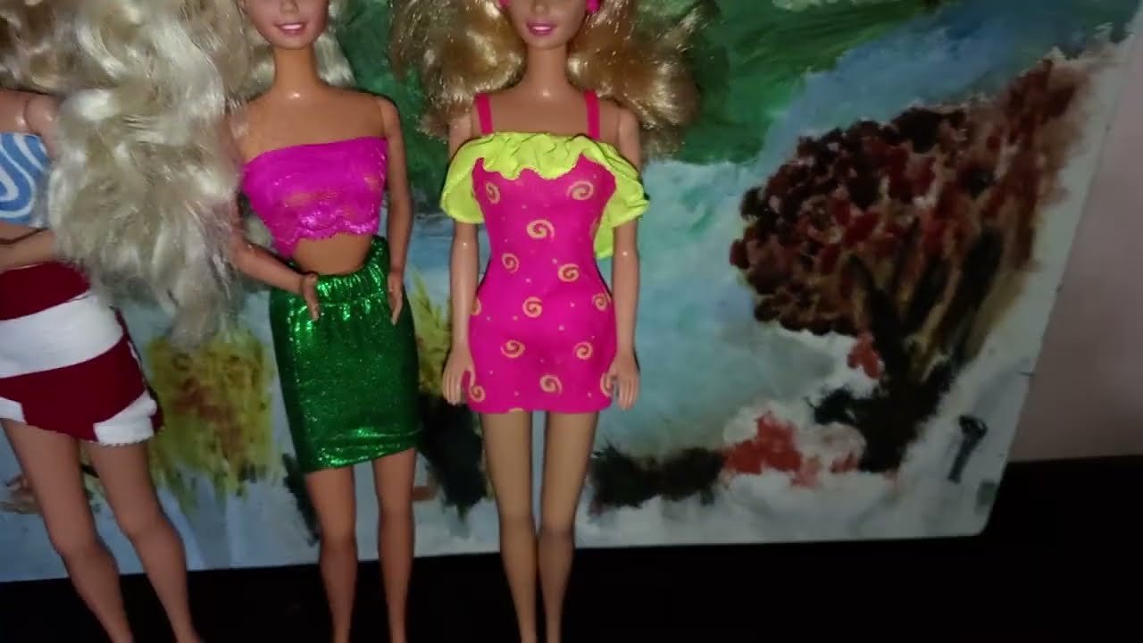 Les cambie de look a mis Barbies 🩷🪄🎨 #limaperu #barbie #barbieoutfits 