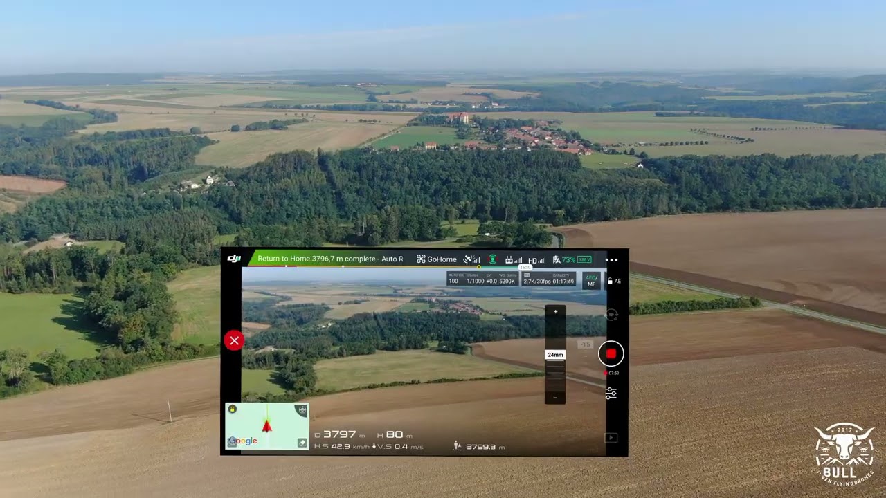 DJI Mavic 2 Zoom-Flight into the distance  9.9.2025