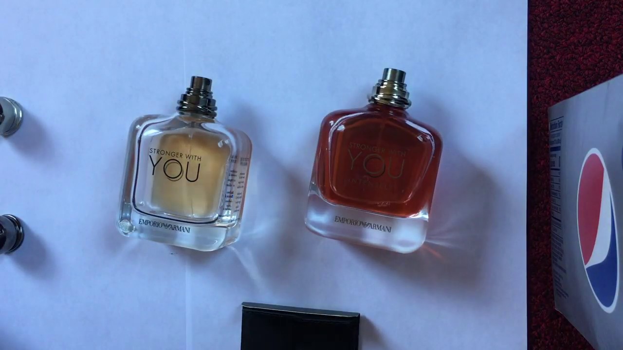 Fake vs real authentic Stronger With You -and Intensely- Emporio Armani