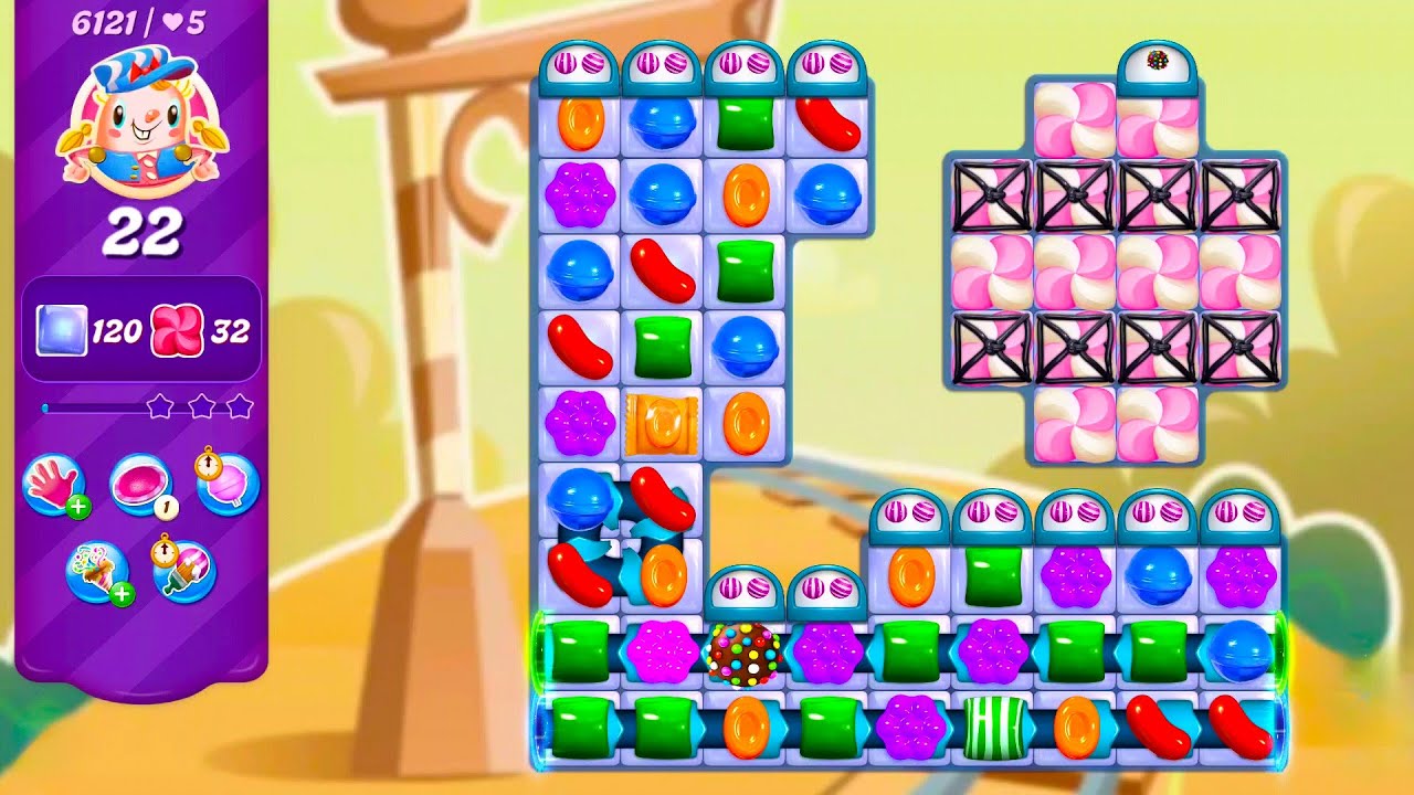 Игра Candy Crush Saga для Android #188, уровень 6121–6132