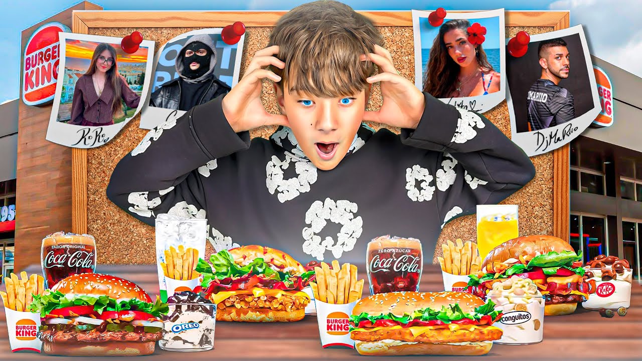 🍔Prob&eacute; los 4 men&uacute;s de influencers de Burger King... &iexcl;y uno fue un DESASTRE! 😱