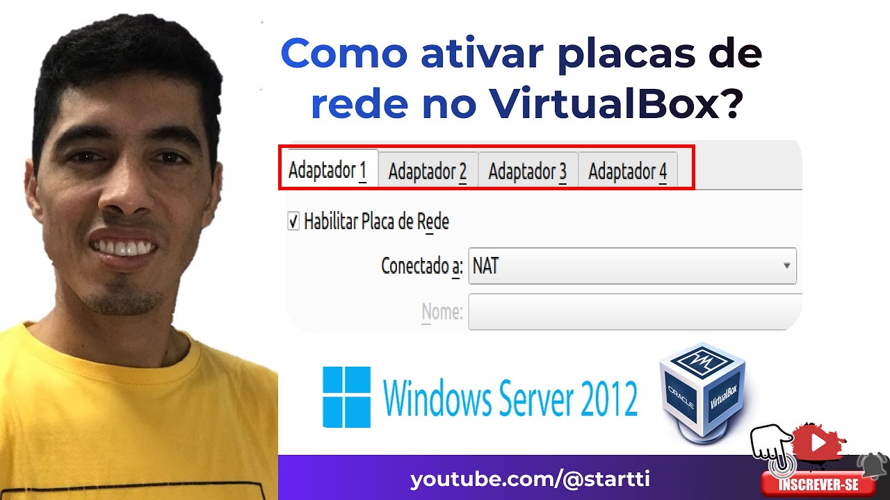 Ativar placa de rede no VirtualBox #virtualbox #virtualization #vmwareworkstation #servidor
