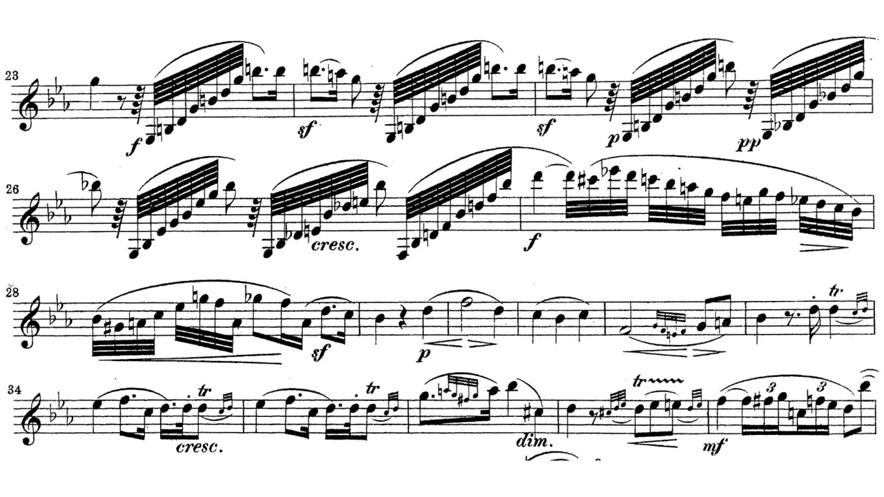 Clarinet Concerto No.3 WoO 19 By Louis Spohr (with Score)