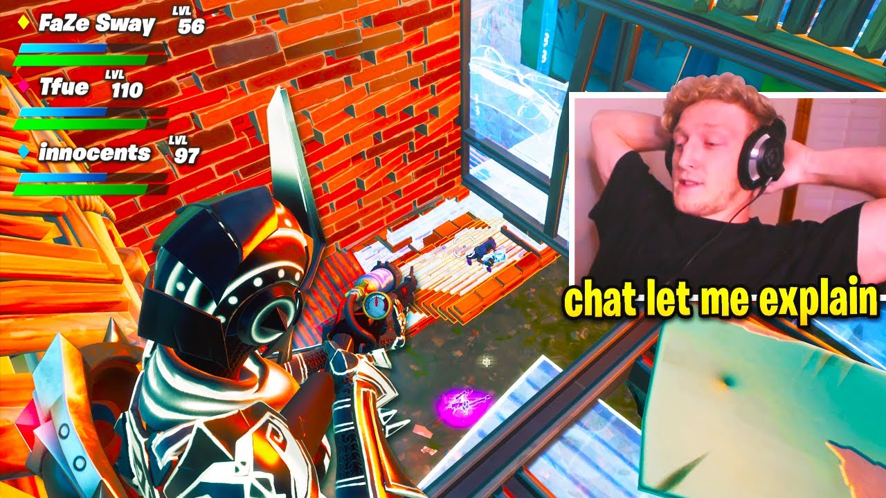 TFUE TRIO *DROPS* SCOPED for FaZe SWAY then THEY DOMINATE! (Fortnite)