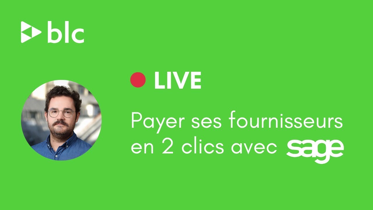 🔴Payer ses fournisseurs en 2 clics avec Sage 100cloud moyens de paiement