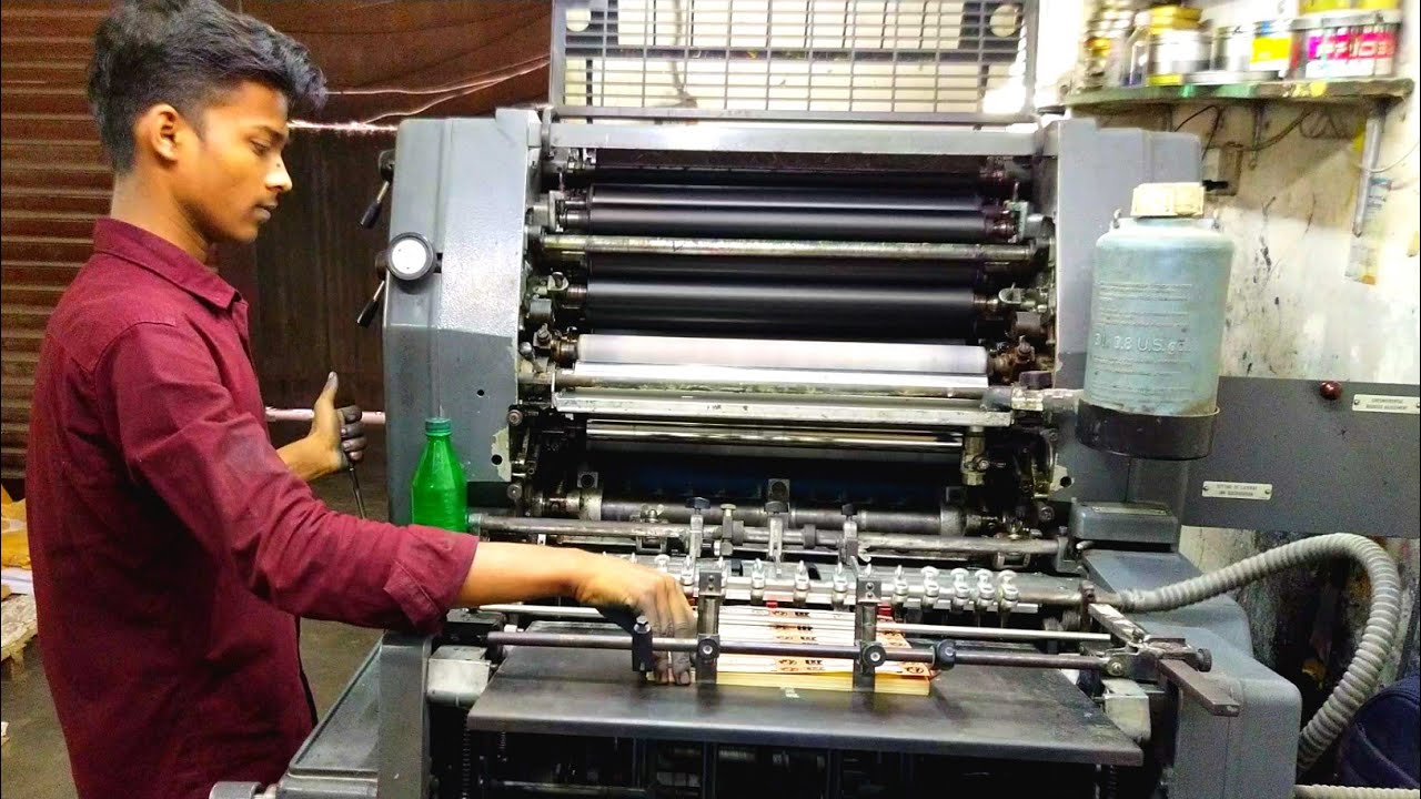 Level Printing for Product Manufacturer Company || Heidelberg Offset Printing Machine