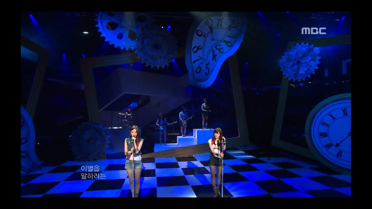 Davichi - Stop the Time, 다비치 - 시간아 멈춰라, Music Core 20100515