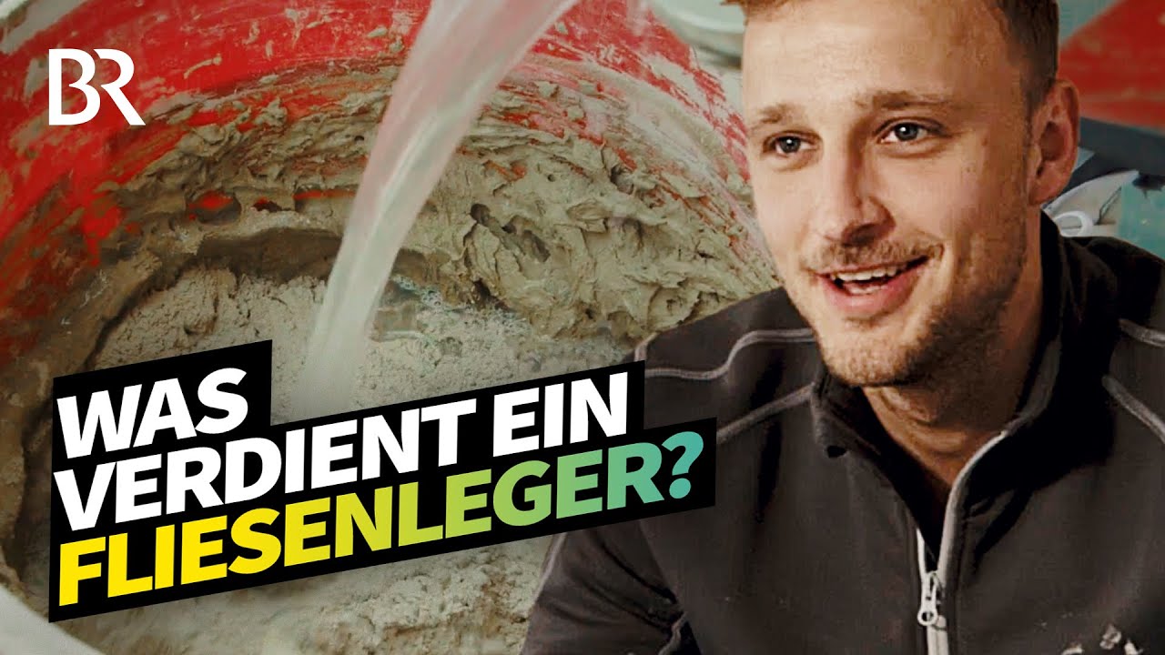 Handwerker von Beruf: So viel verdient ein Fliesenleger I Lohnt sich das? | BR