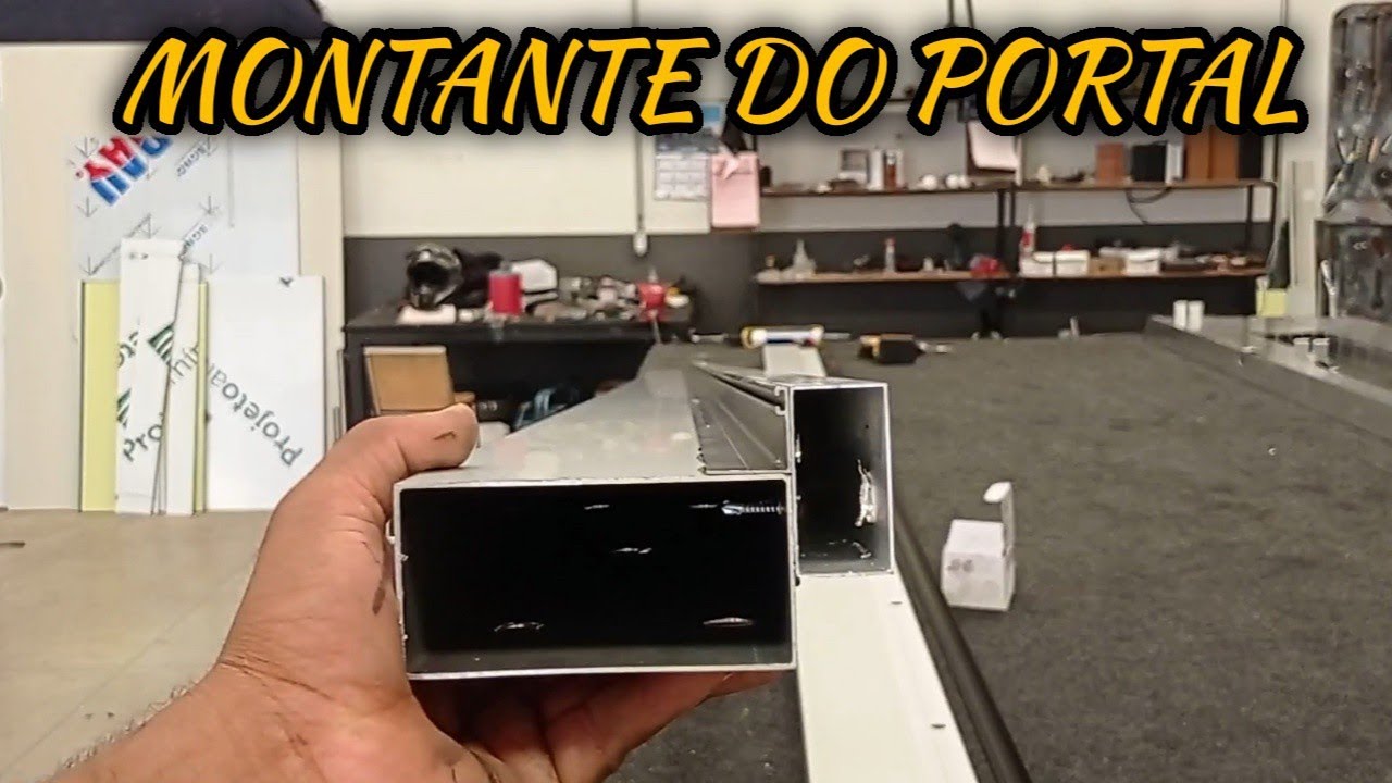 Como é feito o montante do portal de acm