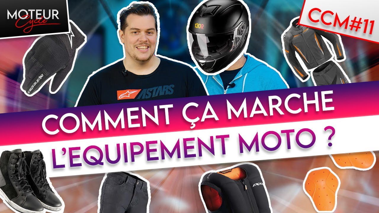 🙌🏻 Ils nous sauvent la vie ! Casque, blouson, bottes… Comment ça marche ? CCM#11  - Moteur Cycle