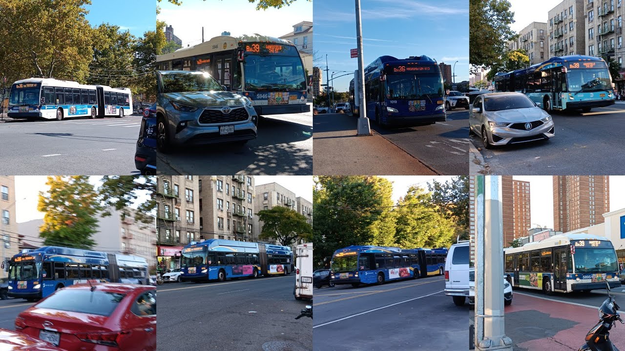 MTA: Bx36 and Bx39 Buses on White Plains Road
