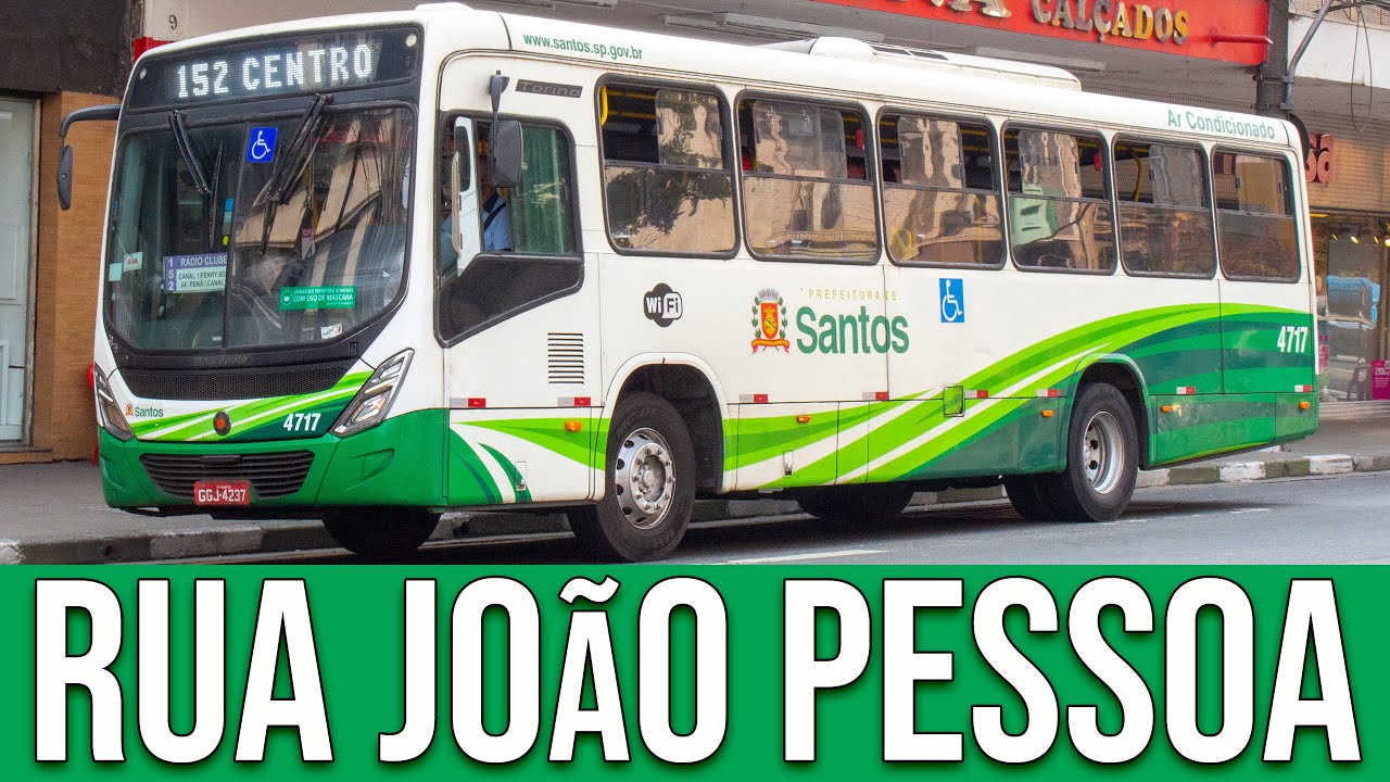Rua João Pessoa (Santos/SP) - Movimentação de Ônibus #528
